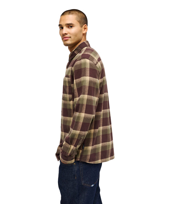 QUIKSILVER メンズ MOTHERFLY PLAID LS 長袖シャツ 【2026年秋冬モデル】 CRE1 / XL