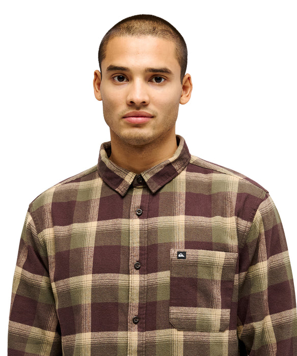 QUIKSILVER メンズ MOTHERFLY PLAID LS 長袖シャツ 【2026年秋冬モデル】 CRE1 / XL