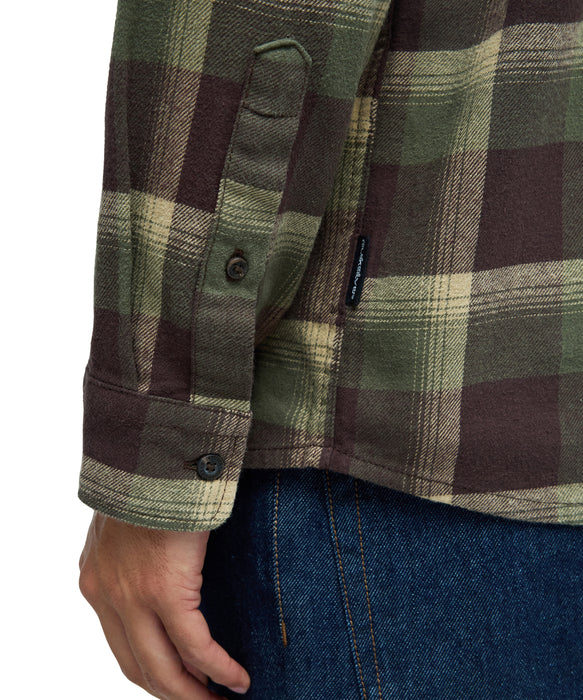 QUIKSILVER メンズ MOTHERFLY PLAID LS 長袖シャツ 【2026年秋冬モデル】 CRE1 / XL