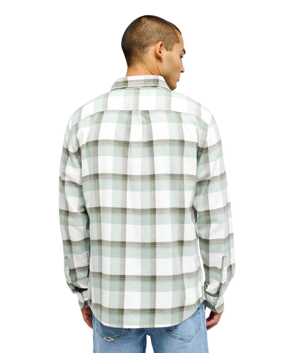 QUIKSILVER メンズ MOTHERFLY PLAID LS 長袖シャツ 【2026年秋冬モデル】 GHG1 / XL