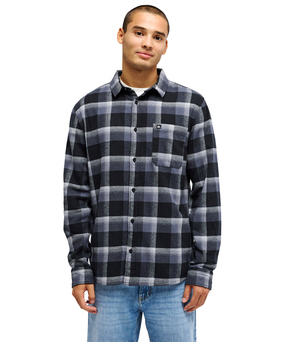 QUIKSILVER メンズ MOTHERFLY PLAID LS 長袖シャツ 【2026年秋冬モデル】 KVJ1 / XL