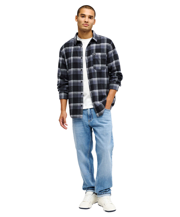 QUIKSILVER メンズ MOTHERFLY PLAID LS 長袖シャツ 【2026年秋冬モデル】 KVJ1 / XL