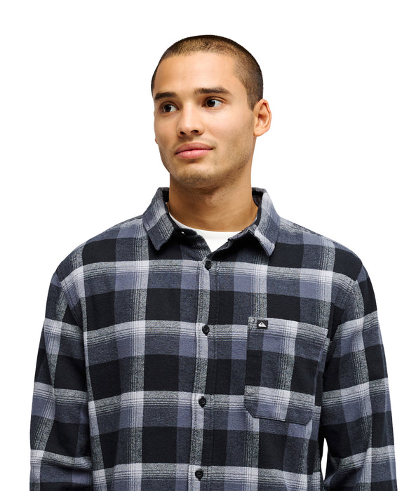 QUIKSILVER メンズ MOTHERFLY PLAID LS 長袖シャツ 【2026年秋冬モデル】 KVJ1 / XL