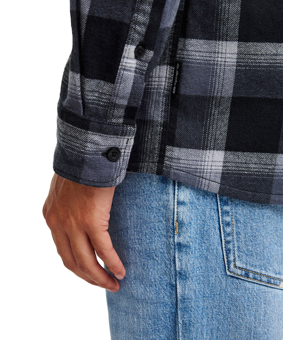 QUIKSILVER メンズ MOTHERFLY PLAID LS 長袖シャツ 【2026年秋冬モデル】 KVJ1 / XL
