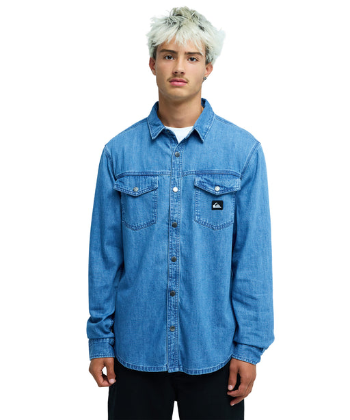 QUIKSILVER メンズ　QUIKSILVER X BOB MARLEY　 UPRISING SHIRT 長袖シャツ 【2026年秋冬モデル】 BLCW / XL
