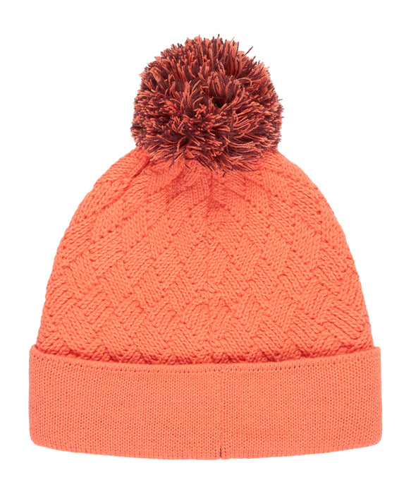 ROXY キッズ EFFIE GIRL BEANIE ビーニー ROXYジャガードロゴ ポンポン 【25-26SNOWモデル】 NKN0 / F