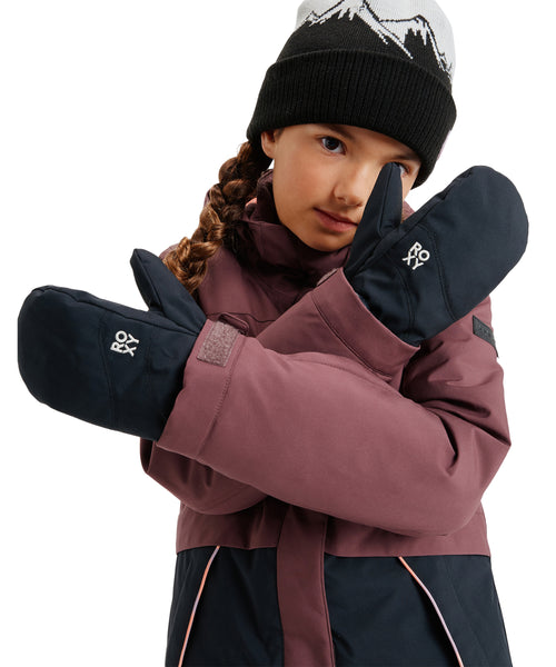 OUTLET】ROXY キッズ ROXY JETTY GIRL SOLID MITT スノーグローブ 手袋