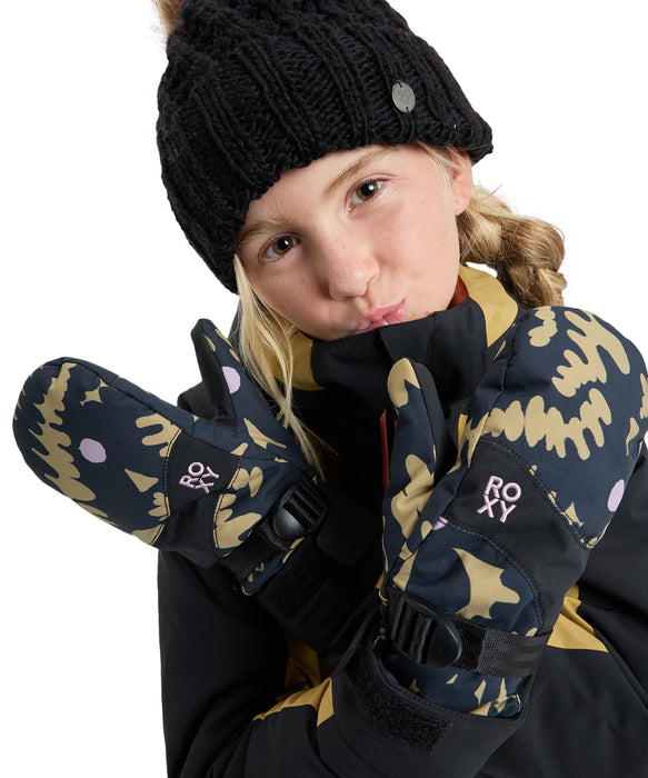 ROXY キッズ ROXY JETTY GIRL MITT スノーグローブ 手袋 10000mm撥水・防水 【25-26SNOWモデル】 TMG2 / S