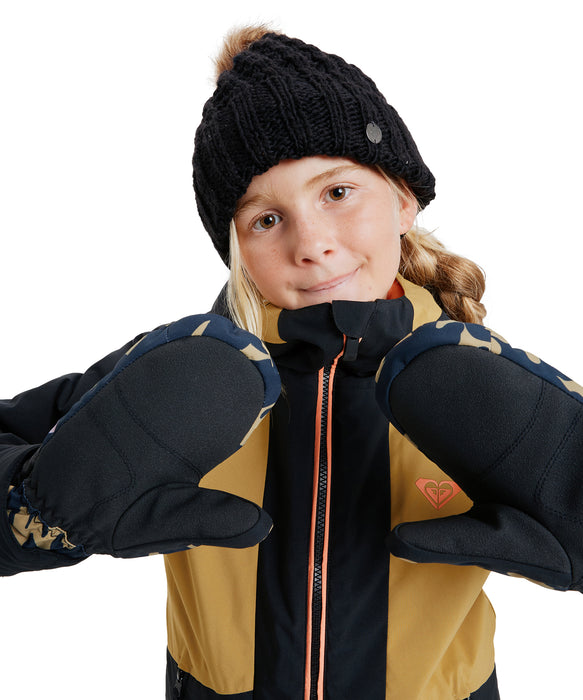ROXY キッズ ROXY JETTY GIRL MITT スノーグローブ 手袋 10000mm撥水・防水 【25-26SNOWモデル】 TMG2 / S