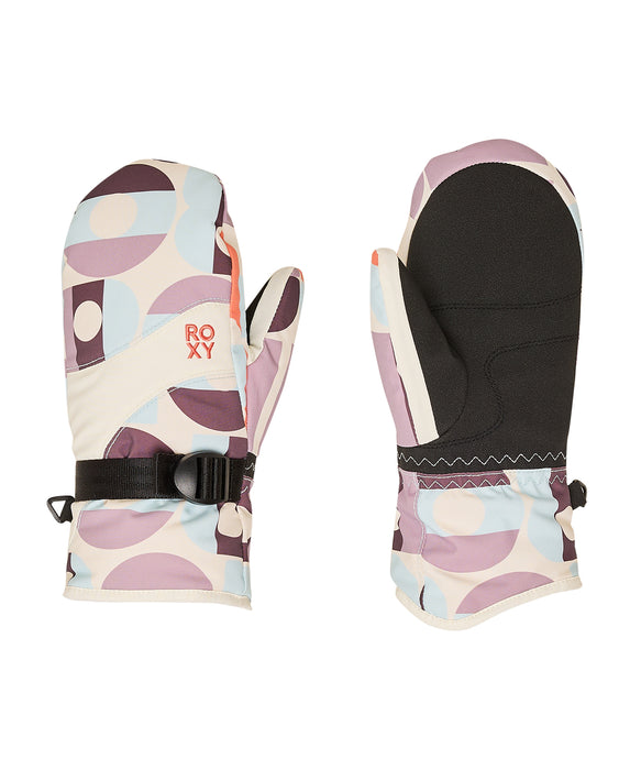 ROXY キッズ ROXY JETTY GIRL MITT スノーグローブ 手袋 10000mm撥水・防水 【25-26SNOWモデル】 WCF1 / S