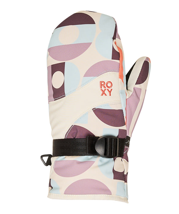 ROXY キッズ ROXY JETTY GIRL MITT スノーグローブ 手袋 10000mm撥水・防水 【25-26SNOWモデル】 WCF1 / S