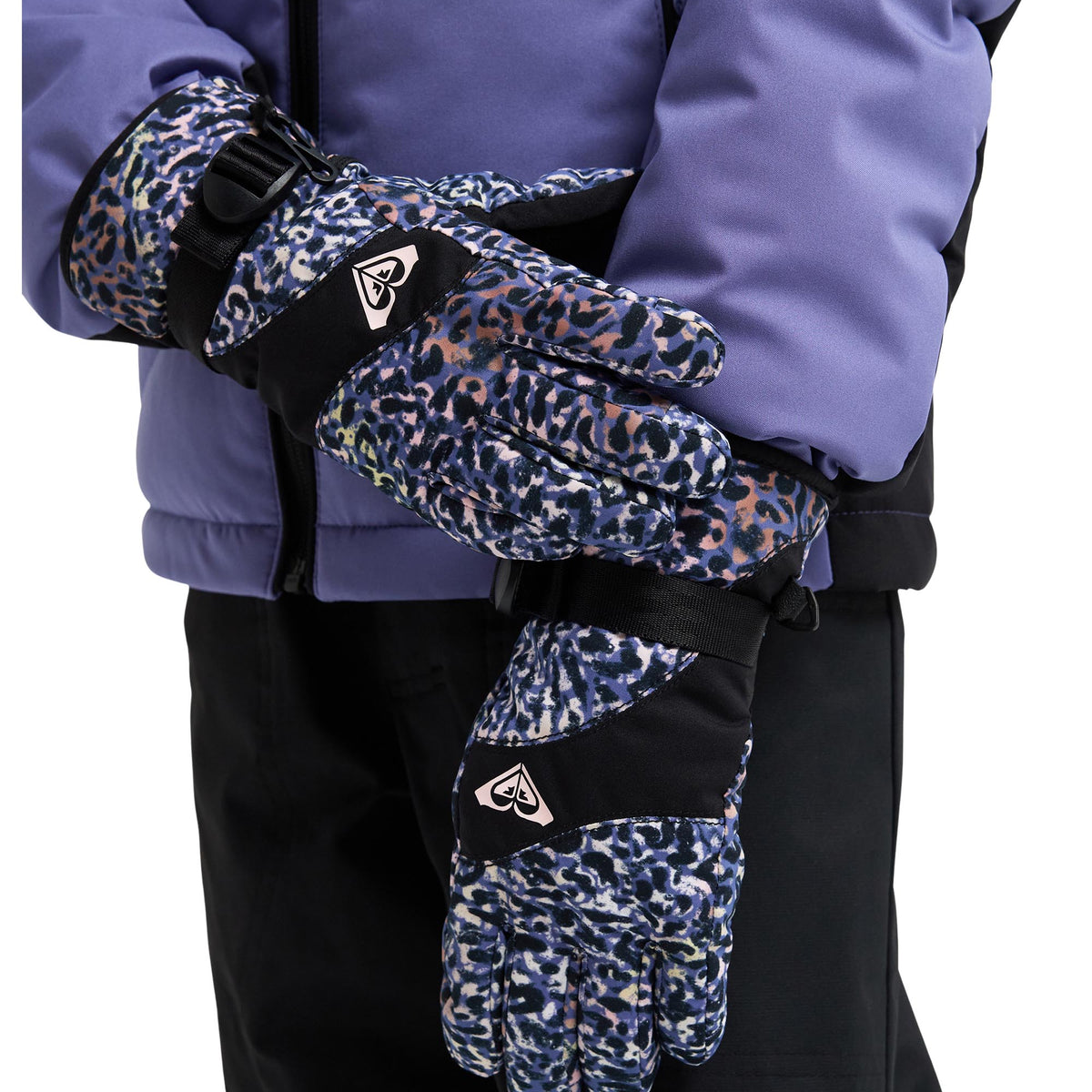 ROXY キッズ ROXY JETTY GIRL GLOVES スノーグローブ 【26-27SNOWモデル】