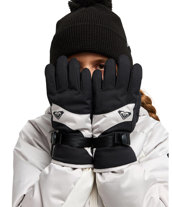 ROXY キッズ ROXY JETTY GIRL GLOVES スノーグローブ 【26-27SNOWモデル】 SJAE / L