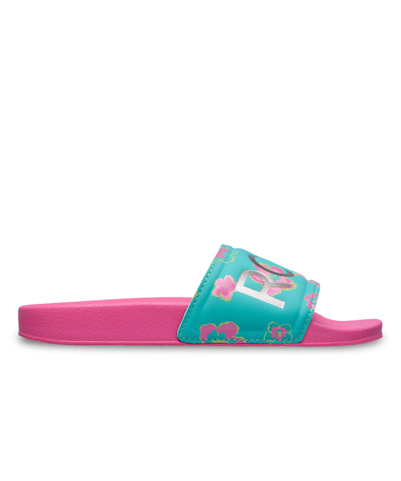 ROXY キッズ RG SLIPPY II PRINTED ビーチサンダル 【2026年春夏モデル】 LGM / 22CM