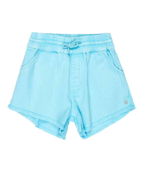 ROXY キッズ SCENIC ROUTE TWILL R ショートパンツ 【2026年春夏モデル】 BZG0 / 150