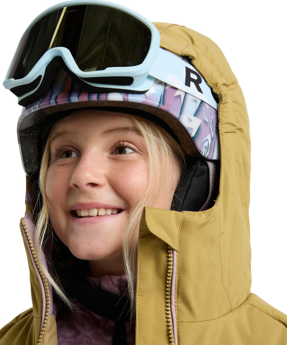 ROXY キッズ(5-8歳) MISSY スノーゴーグル 平面レンズ メッシュ