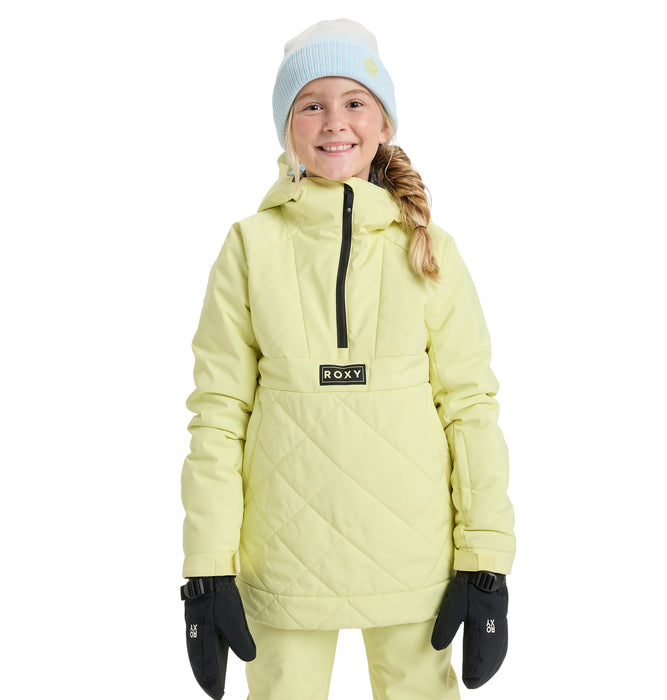 ROXY キッズ RADIANT LINES OVERHEAD GIRL JK スノージャケット 【25-26SNOWモデル】 YFK0 / 150