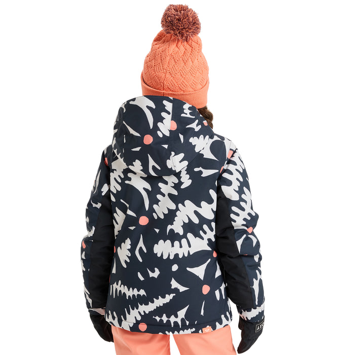 ROXY キッズ FREE JET GIRL JK スノージャケット 【25-26SNOWモデル】 KVJ2 / 150