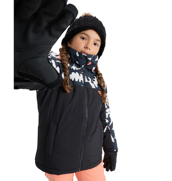 ROXY キッズ GALAXY GIRL JK スノージャケット 【25-26SNOWモデル】 KVJ2 / 150
