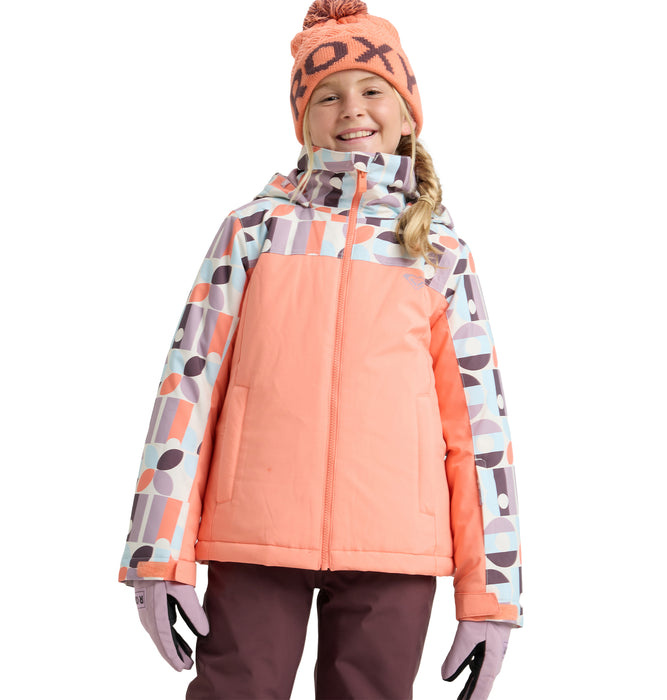 OUTLET】ROXY キッズ GALAXY GIRL JK スノージャケット ゴーグル