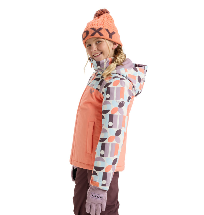 OUTLET】ROXY キッズ GALAXY GIRL JK スノージャケット ゴーグル
