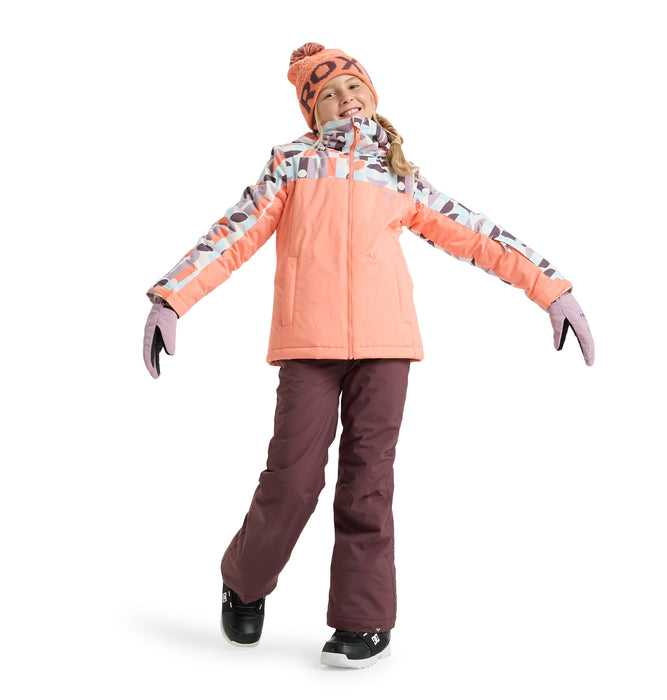 ROXY ロキシー ERGTJ03200 GALAXY GIRL JK WCF1 スノーボードウェア ジャケット スノボ ジュニア 子どもウェア 雪遊び ROXY キッズ GALAXY GIRL JK スノージャケット ゴーグルポケット