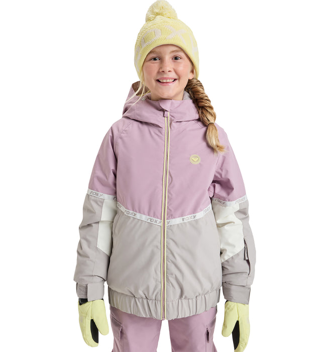 ROXY キッズ HEKLA ICE GIRL JK スノージャケット 【25-26SNOWモデル】 MGQ0 / 150