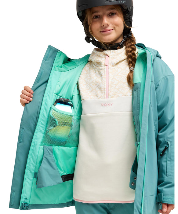 ROXY キッズ ICE BOUNDED GIRL JK スノージャケット 【26-27SNOWモデル】 BLE0 / 150