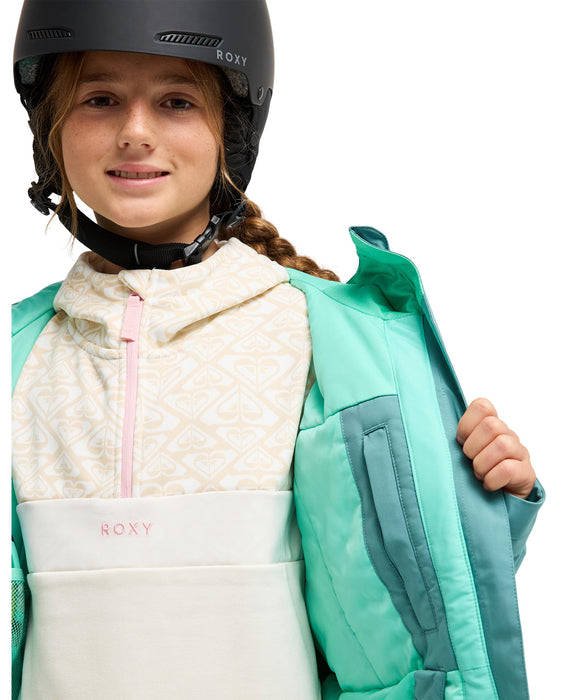 ROXY キッズ ICE BOUNDED GIRL JK スノージャケット 【26-27SNOWモデル】 BLE0 / 150