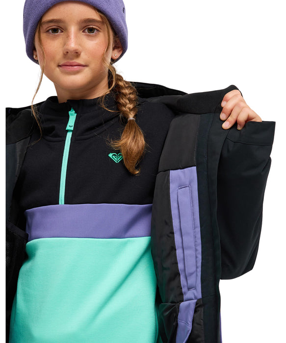 ROXY キッズ ICE BOUNDED GIRL JK スノージャケット 【26-27SNOWモデル】 KVJ0 / 150