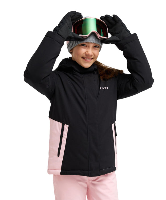 ROXY キッズ SNOWFLARE GIRL JK スノージャケット 【26-27SNOWモデル】 KVJ0 / 150