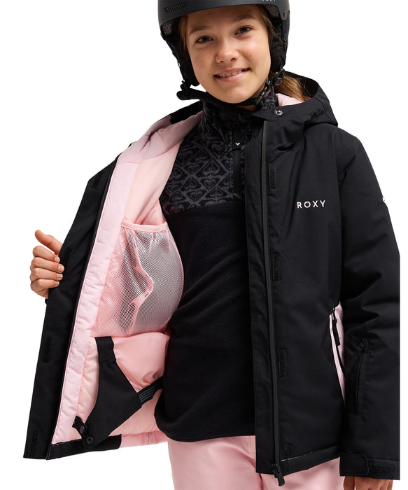 ROXY キッズ SNOWFLARE GIRL JK スノージャケット 【26-27SNOWモデル】 KVJ0 / 150