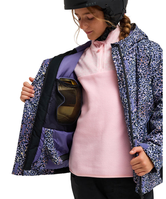 ROXY キッズ SNOWFLARE GIRL JK スノージャケット 【26-27SNOWモデル】 XPWB / 150