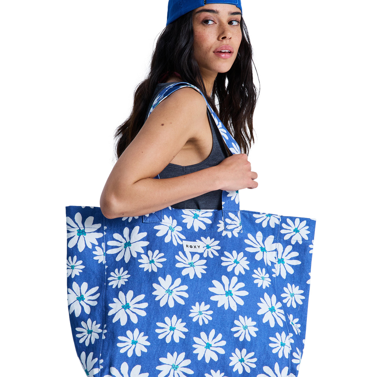 ROXY ANTI BAD VIBES トートバッグ