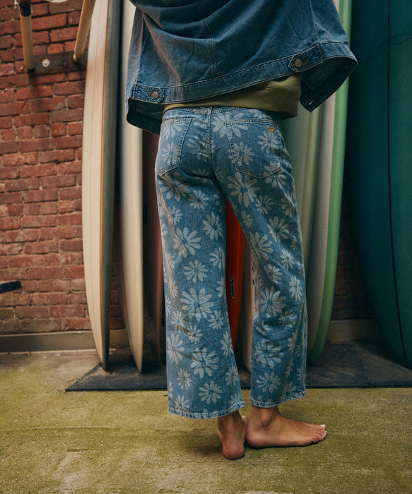 ※只今お譲り予定者あり。【新品】ROXY Vicente コラボ　スリムデニム　 ROXY ウィメンズ SANDY DENIM デニムパンツ ゆったりシルエット【2026