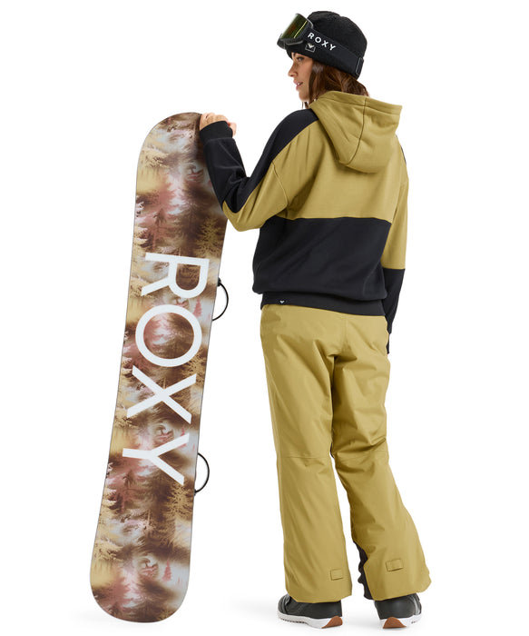 ROXY ウィメンズ LIBERTY HOODIE スノー ベースレイヤー ラグランスリーブトップス DWR撥水加工パーカ 【25-26SNOWモデル】 KVJ0 / S