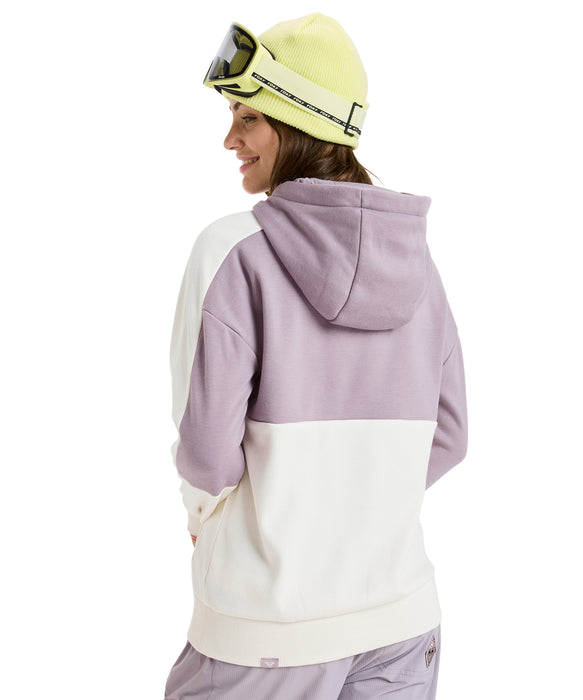 ROXY ウィメンズ LIBERTY HOODIE スノー ベースレイヤー ラグランスリーブトップス DWR撥水加工パーカ 【25-26SNOWモデル】 PJQ0 / S