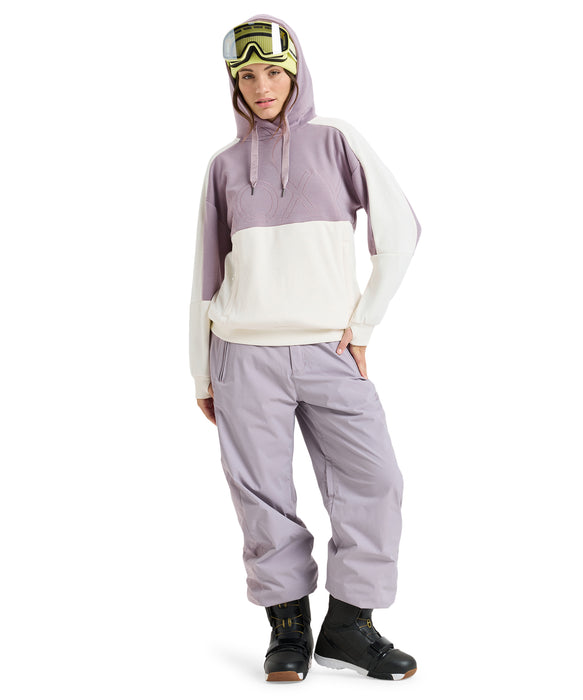 ROXY ウィメンズ LIBERTY HOODIE スノー ベースレイヤー ラグランスリーブトップス DWR撥水加工パーカ 【25-26SNOWモデル】 PJQ0 / S