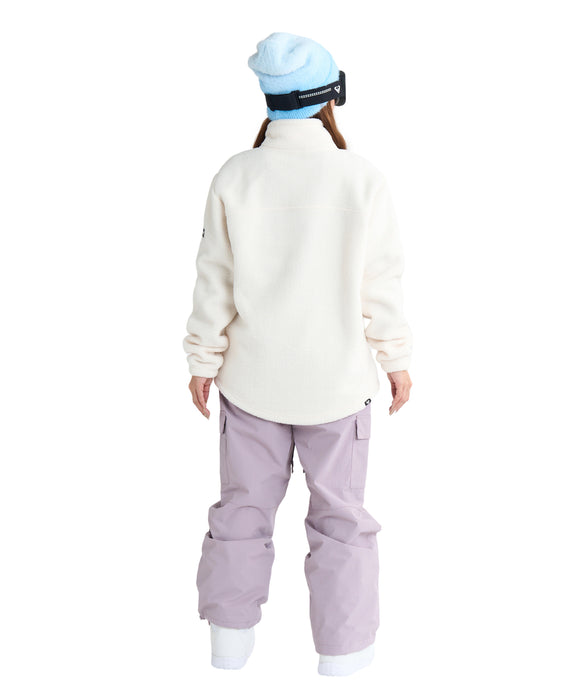 ROXY ウィメンズ ALABAMA FULL ZIP SOLID スノー ベースレイヤー フルジップトップス ハンドポケット付き 【25-26SNOWモデル】 WCF0 / S