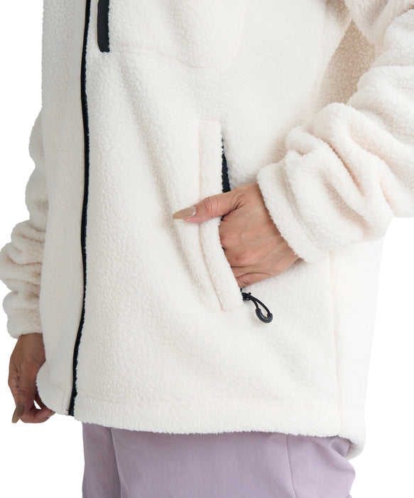 ROXY ウィメンズ ALABAMA FULL ZIP SOLID スノー ベースレイヤー フルジップトップス ハンドポケット付き 【25-26SNOWモデル】 WCF0 / S