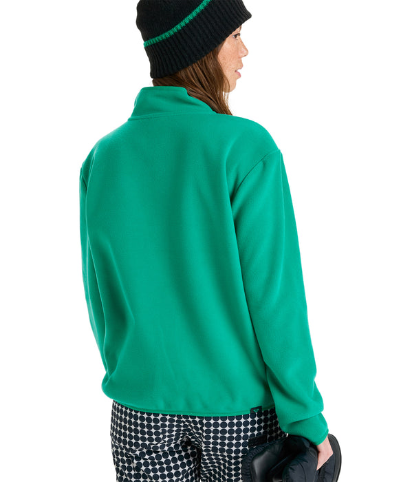 ROXY ウィメンズ MOONRISING FLEECE スノー ベースレイヤー ハーフ