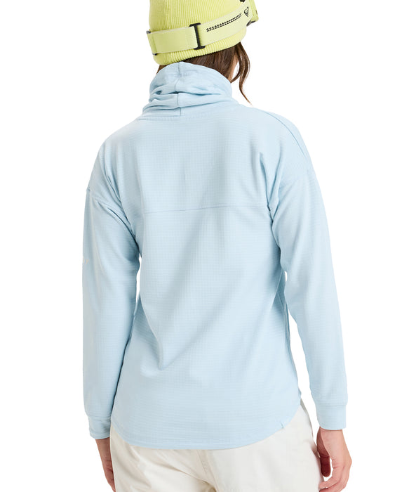 ROXY ウィメンズ VERTERE スノー ベースレイヤー ハーフジップトップス ワッフル素材 【25-26SNOWモデル】 BZM0 / S