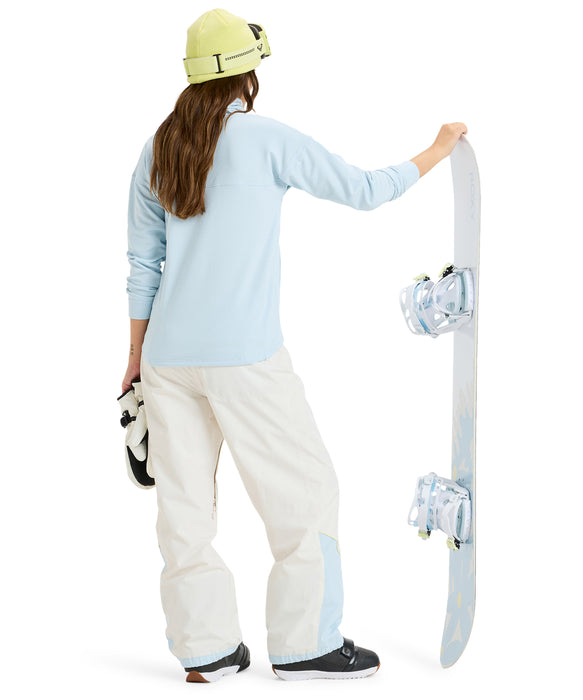 ROXY ウィメンズ VERTERE スノー ベースレイヤー ハーフジップトップス ワッフル素材 【25-26SNOWモデル】 BZM0 / S