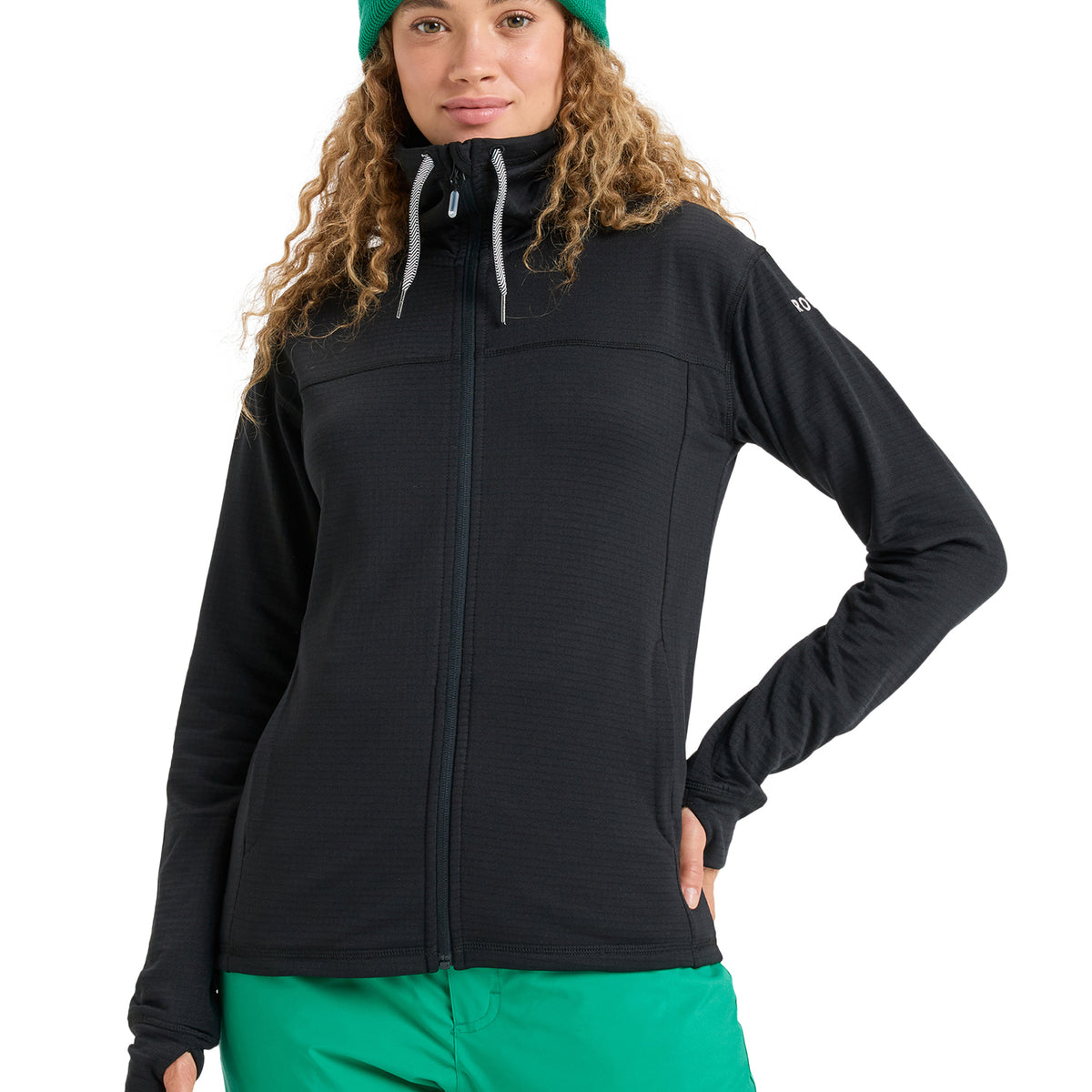 ブラックレディーページ OUTLET】ROXY ウィメンズ VERTERE FULL ZIP スノー ベースレイヤー