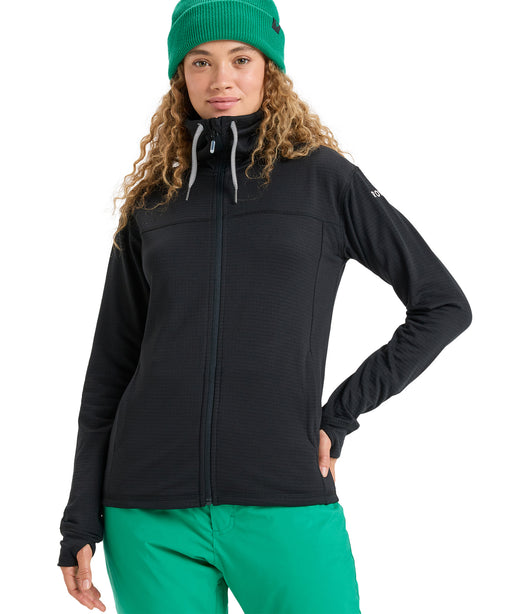 ROXY ウィメンズ VERTERE FULL ZIP スノー ベースレイヤー 古十プレイヤートップス ハイカラー 【25-26SNOWモデル】 KVJ0 / S
