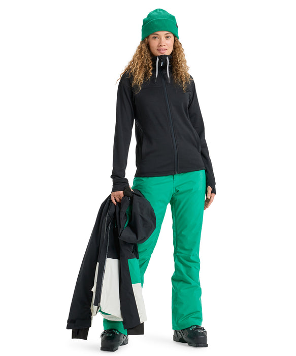ROXY ウィメンズ VERTERE FULL ZIP スノー ベースレイヤー 古十プレイヤートップス ハイカラー 【25-26SNOWモデル】 KVJ0 / S