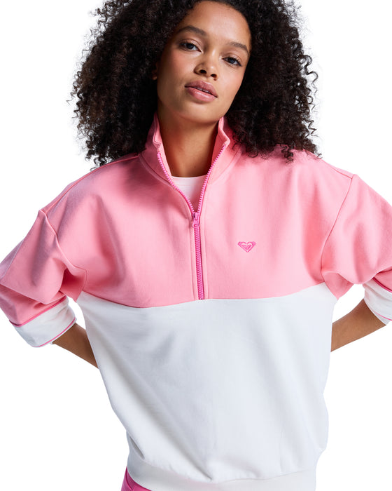 ROXY ウィメンズ FITNESS ESS ENERGY NEW HALF  スウェットジャケット 【2026年春夏モデル】 MFR0 / M
