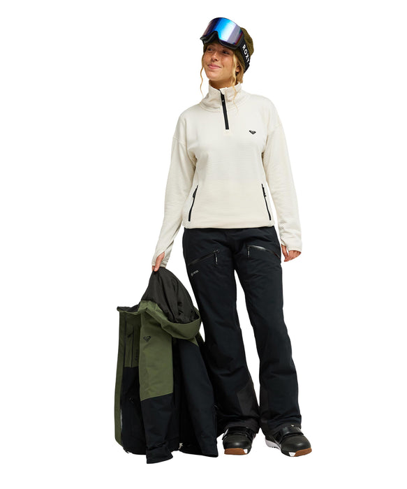 ROXY ウィメンズ SNOWSTRIDE HALF ZIP スノーウェア 【26-27SNOWモデル】 WCF0 / L
