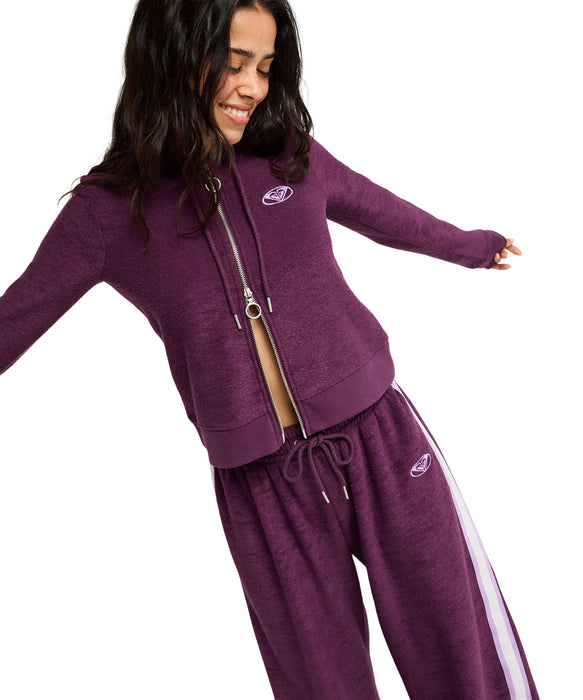 ROXY ウィメンズ BEACHY KEEN FULL ZIP HOODIE スウェットジャケット 【2026年秋冬モデル】 PSJ0 / M