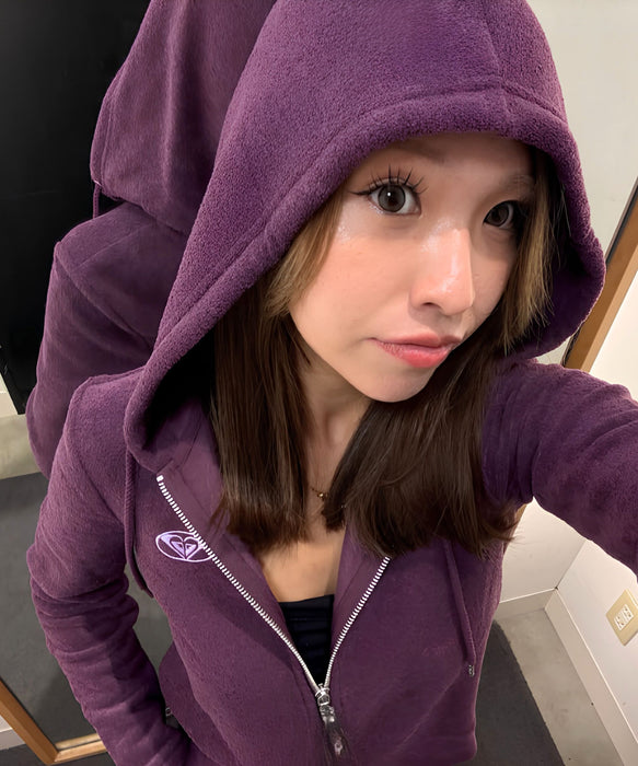 ROXY BEACHY KEEN FULL ZIP HOODIE オーバルロゴWジップフーディ スウェットパーカー 【2026年秋冬モデル】